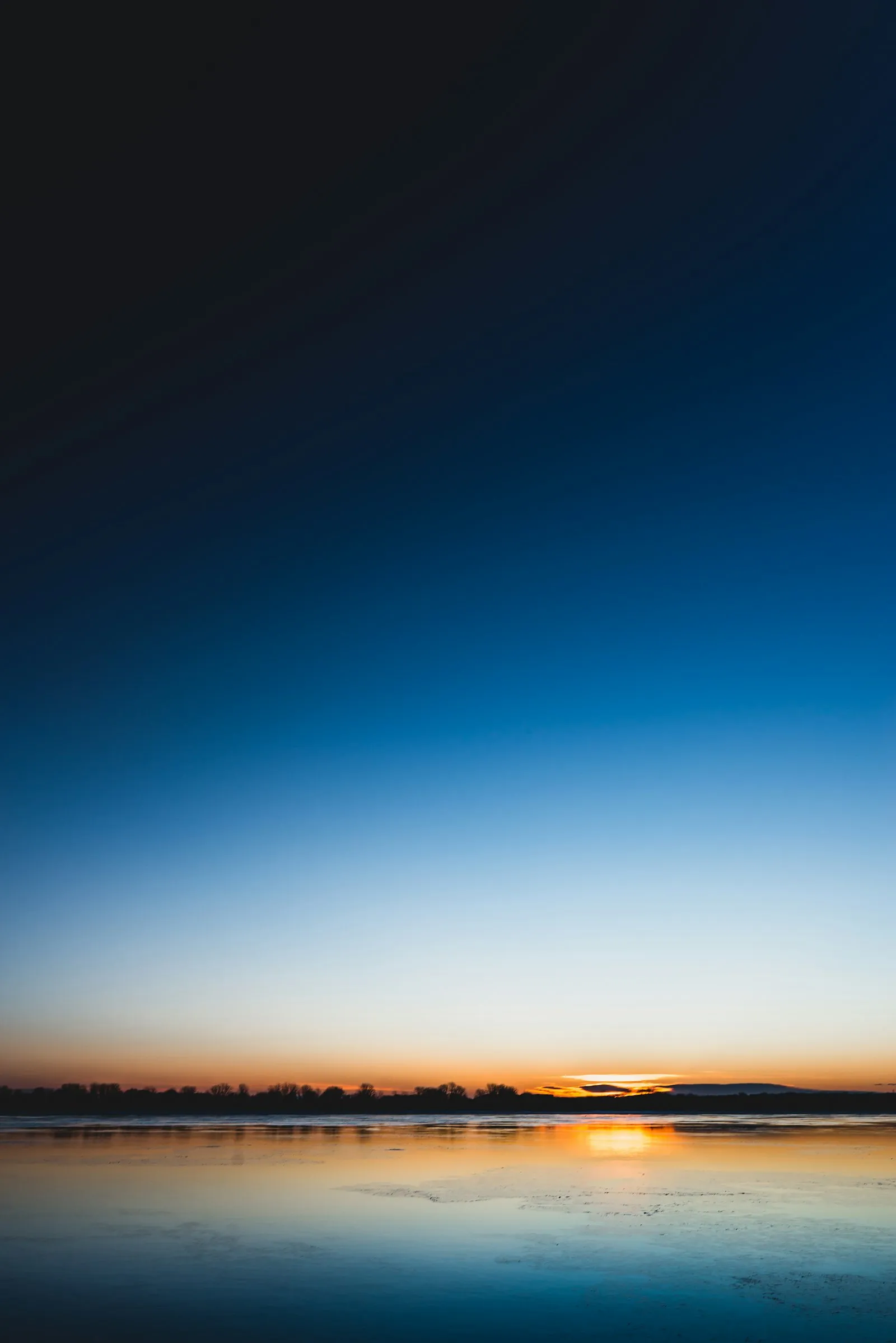 Golden hour light over open country