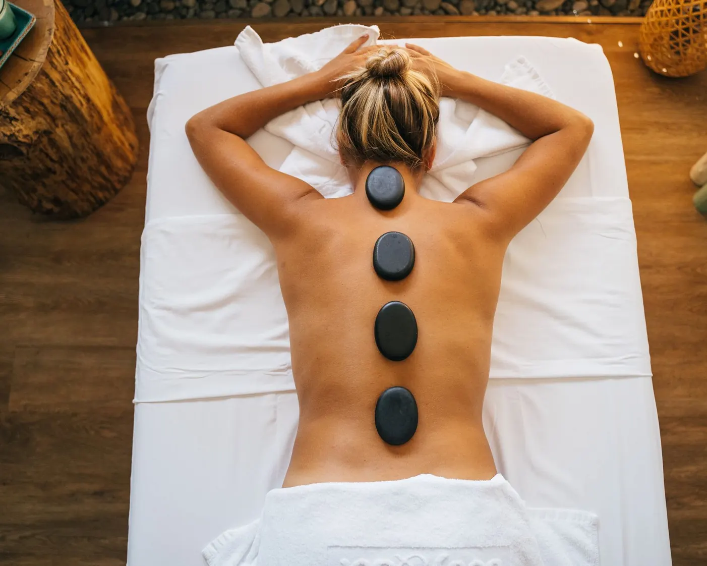 A massage table prepared in a quiet room, the wellness wing at The Trinity A massage table prepared in a quiet room, the wellness wing at The Trinity