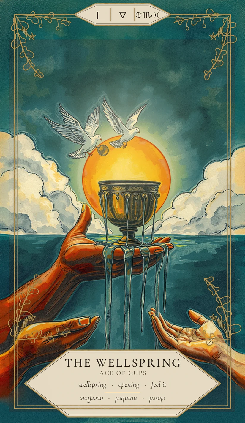 Daily tarot & astrology in the Trinity mobile app